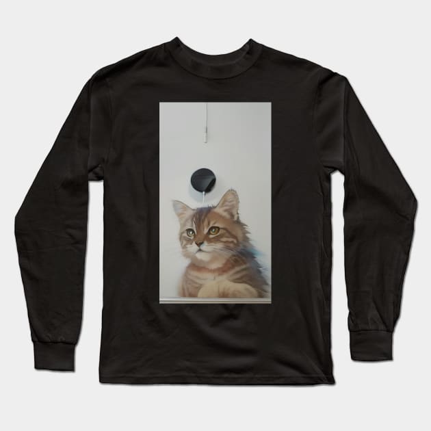 Korona the Cat Long Sleeve T-Shirt by hypnohymn